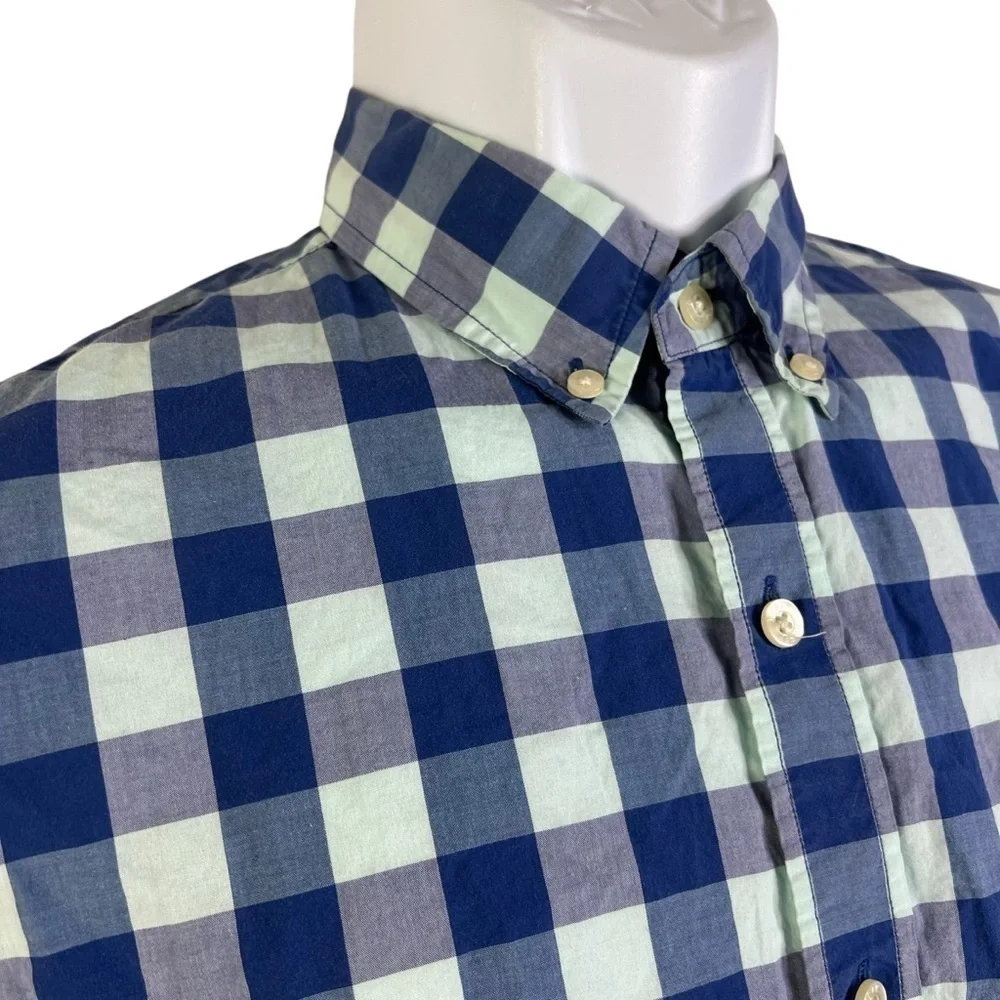 J.Crew Men’s Casual Shirt Button down Plaid Size M